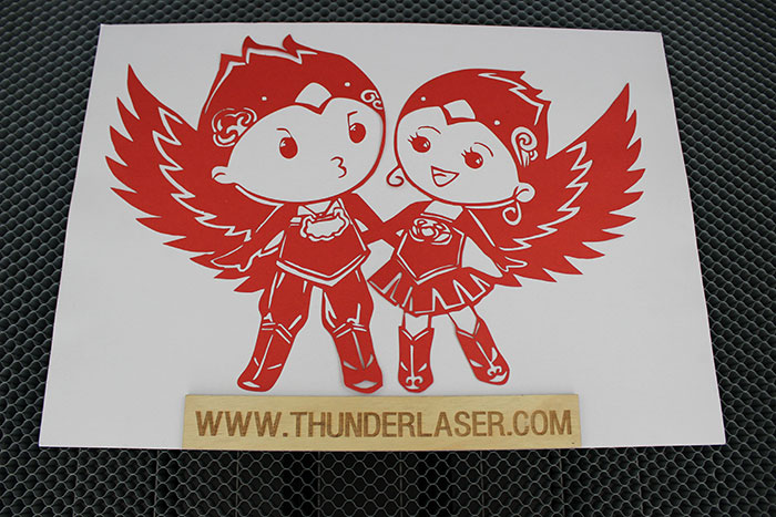 paper laser cutter sample photo