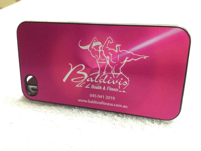 cellphone case Anodized-Aluminum laser engraver
