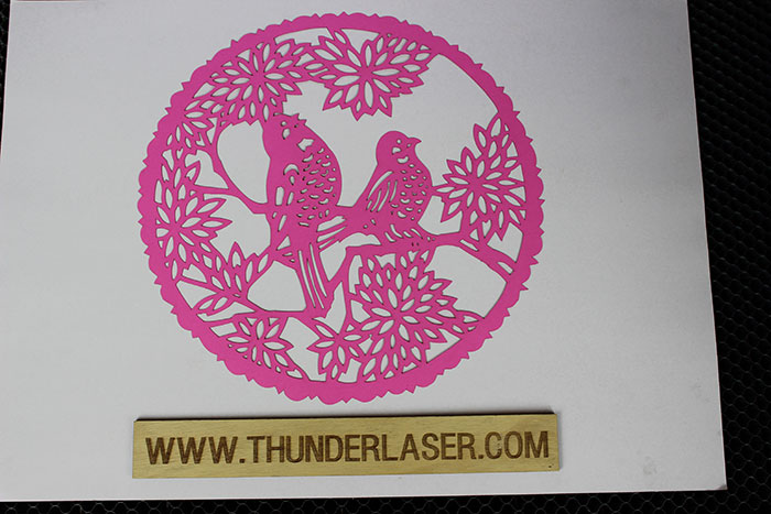 bird Paper laser cutter
