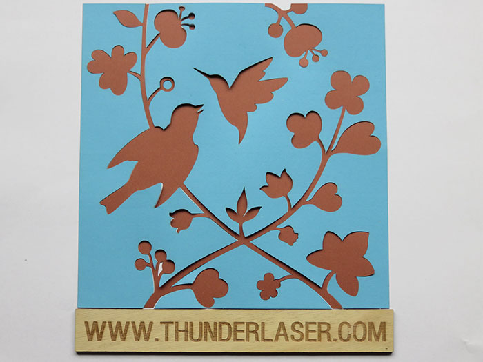 bird Paper laser cutter