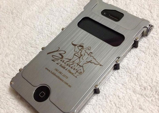 phone case Coated-Metal laser engraver
