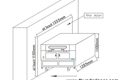 My door is too narrow (only 80CM wide), how to move the laser cutter into my house?