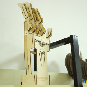 Laser wood model cutting–universal manipulator