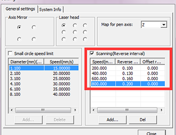 Engraving problem—how to Improve Engraving Quality in the  scan mode of X-swing