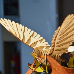 How to make a wooden bird