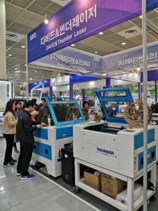 Thunder LASER attended the 27th Korea International Sign & Design Show