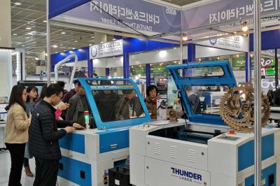 Thunder LASER attended the 27th Korea International Sign & Design Show